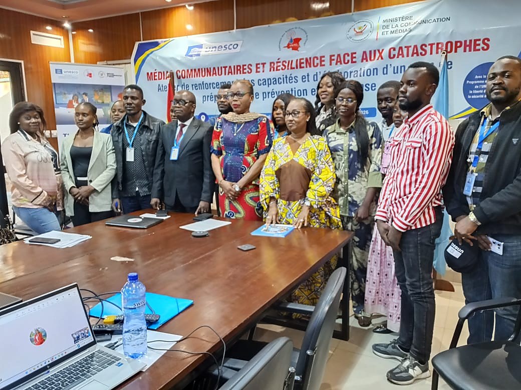 RDC : l’UNESCO et la FRPC appellent les journalistes à mettre en pratique les acquis de leur formation